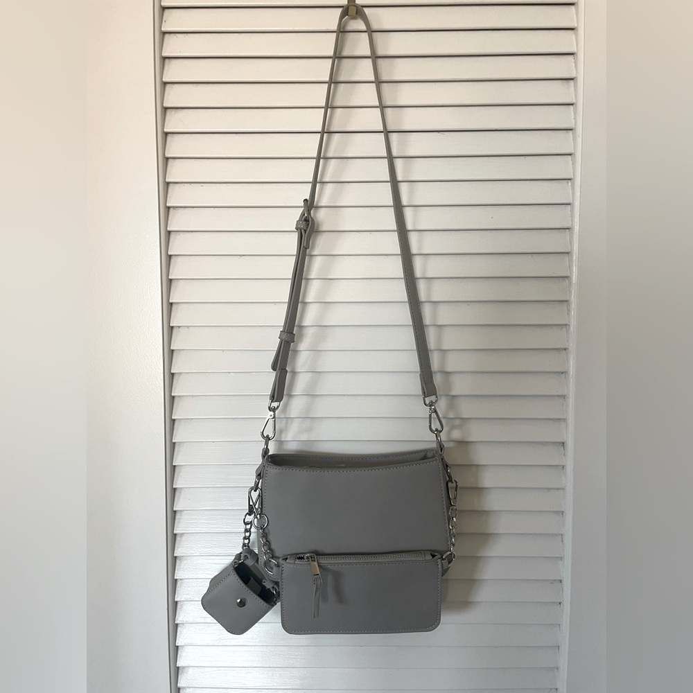 Nordstrom BP Gray Crossbody Purse